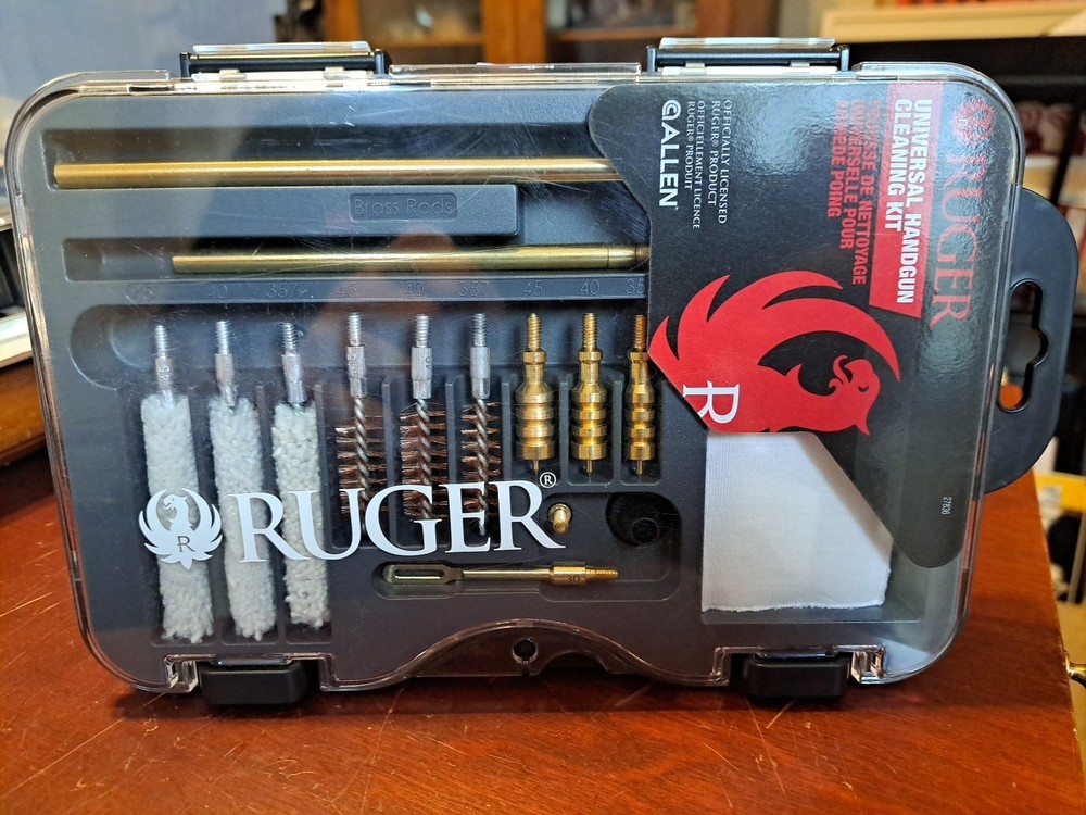 Allen Ruger Universal Handgun Cleaning Kit 18 Piece 380ACP to .45ACP 27836
