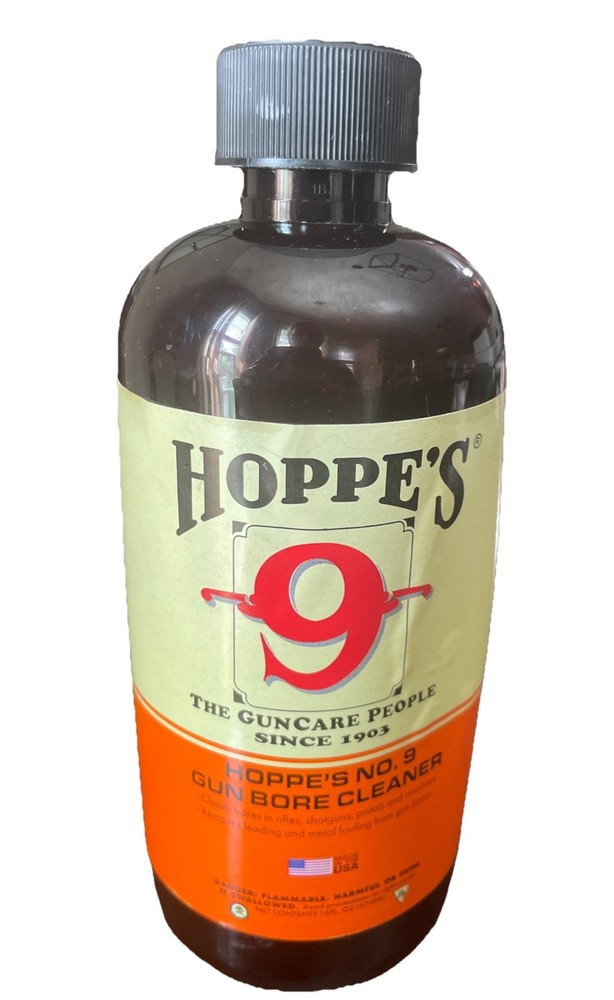 Hoppe’s No. 9 Gun Bore Cleaner 16 oz New Sealed Original Formula USA