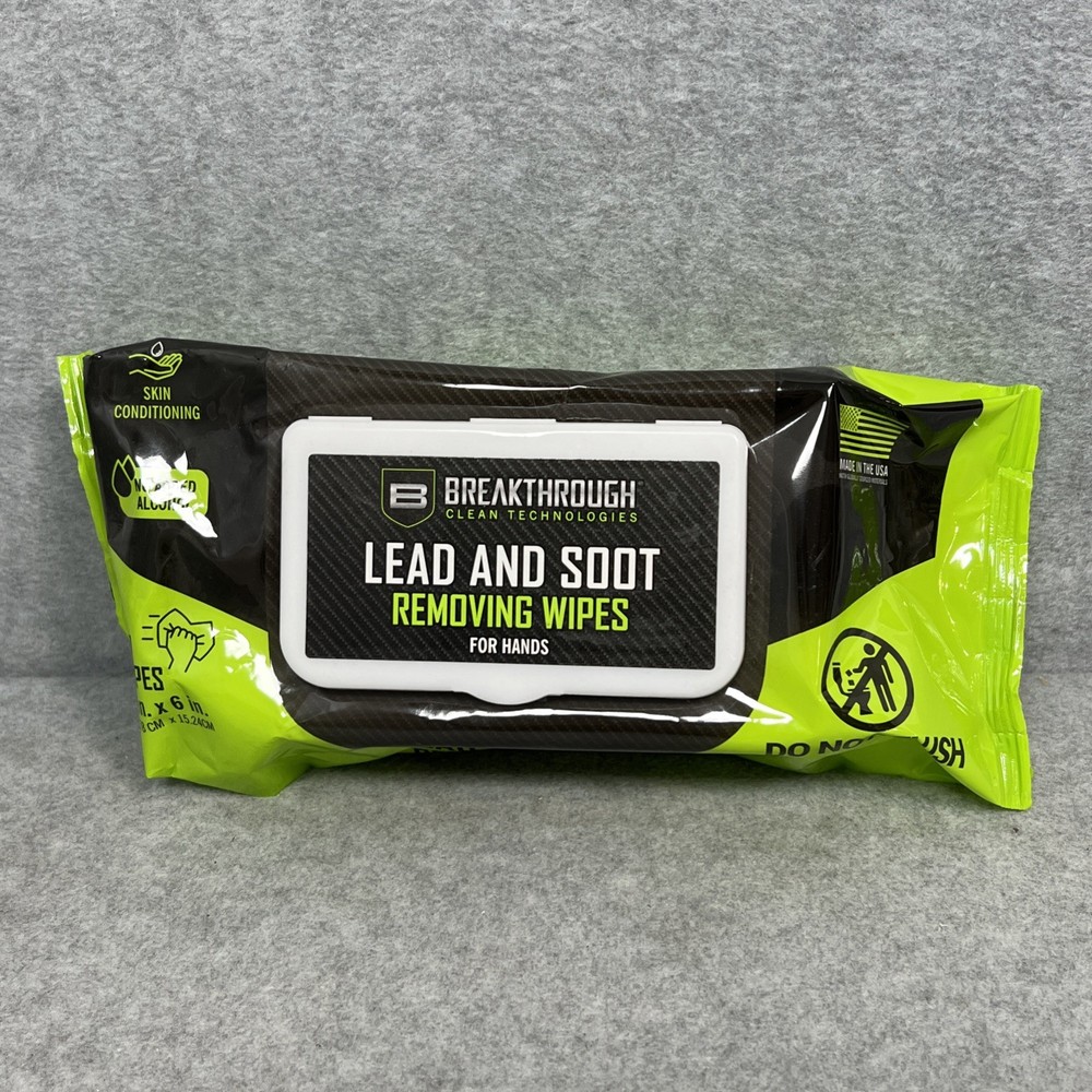 Breakthrough Clean Technologies Lead and Soot Removing Wipes NIP