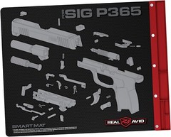 Real Avid Gun Mat for Sig Sauer P365 & P365XL w/ Magnetic Parts Tray AVSIGP365SM