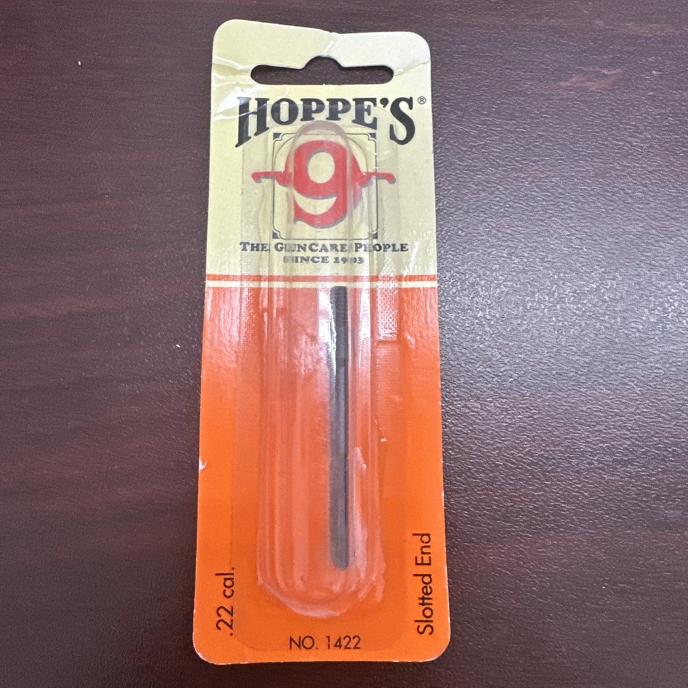 Hoppes Blend Black .22 Caliber Gun Cleaning Rod Slotted End – 1422