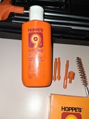 Hoppes Gun cleaning kit.