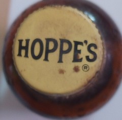 1960’s Hoppes Nitro Powder Solvent #9 Empty Bottle Paper Label