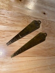 Colt Remington Rifles Bore Gauge Set x4 Gun Rifle Knife Blade Opener Keychain US