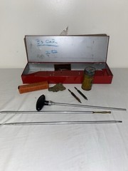 Vintage Hoppes 12 Gauge Shotgun Cleaning Kit Orange Case Vintage Oil Kit