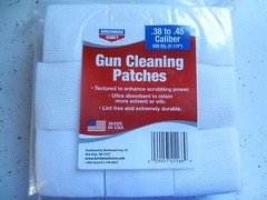 Birchwood Casey BWC Gun Cleaning 500 Patches; 38-45 cal; 2-1/4″; 41166