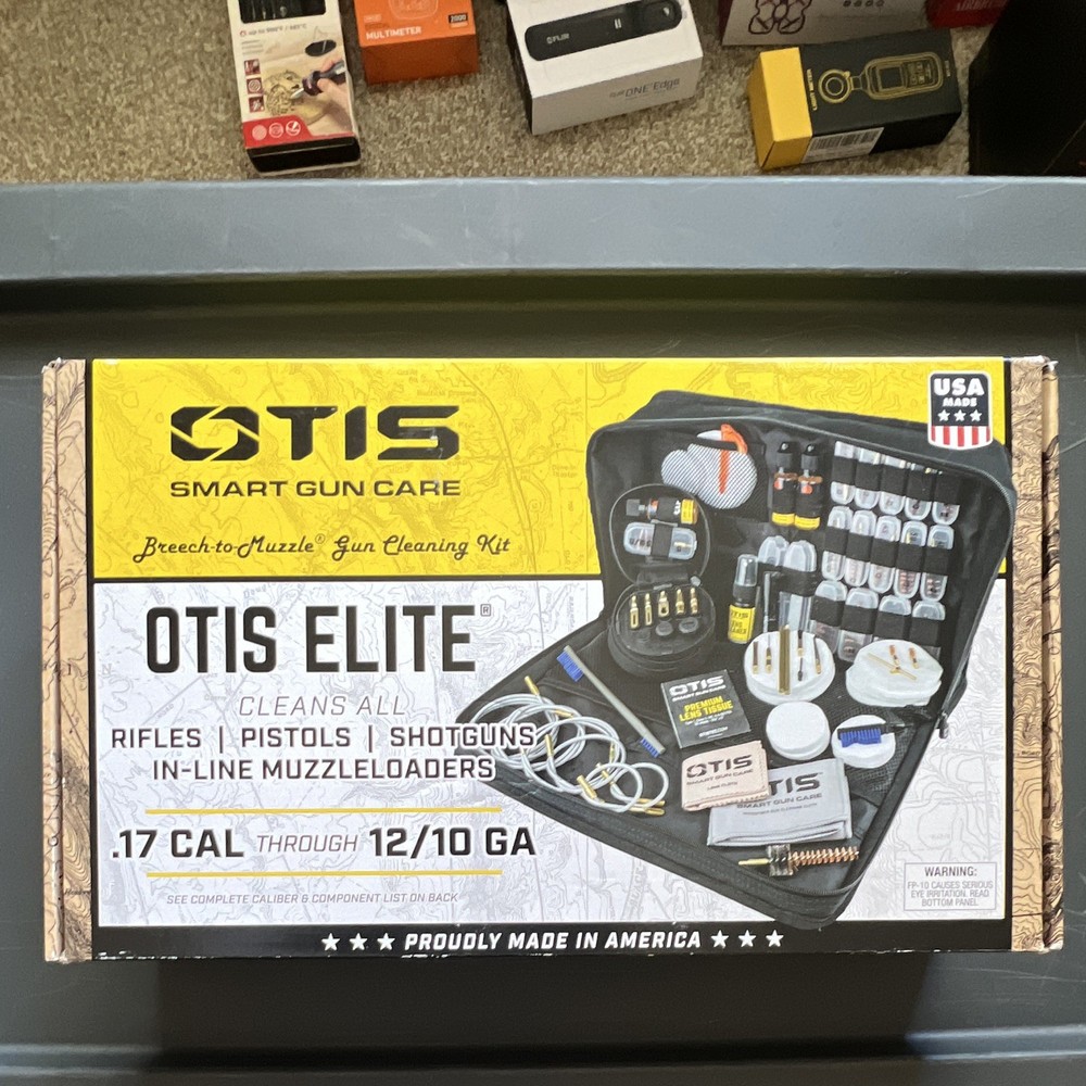 OTIS Elite Breech-to-Muzzle Gun Cleaning Kit .17 Cal Through 12/10 Ga