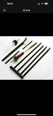 10 Piece .22 22LR .223 556 Rifle Gun Cleaning Kit Nylon Brush Cleaner with Pouch