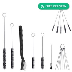 17pcs Multi-Purpose Spray Gun Cleaning Kit,Nylon Brushes Paint Gun Cleaning…