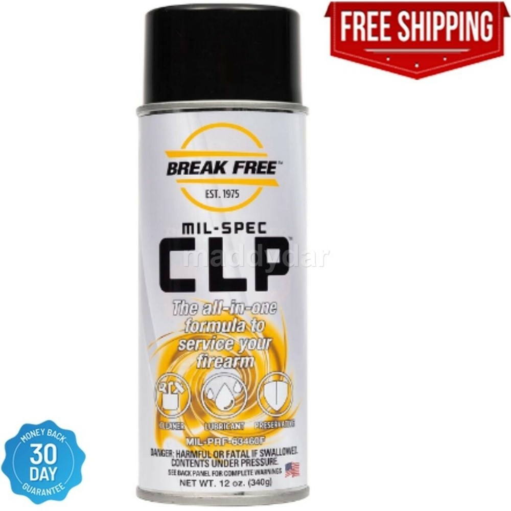 BreakFree CLP Gun Cleans Lubricates Prevent Corrosion & Tear Aerosol Can, 12-Oz
