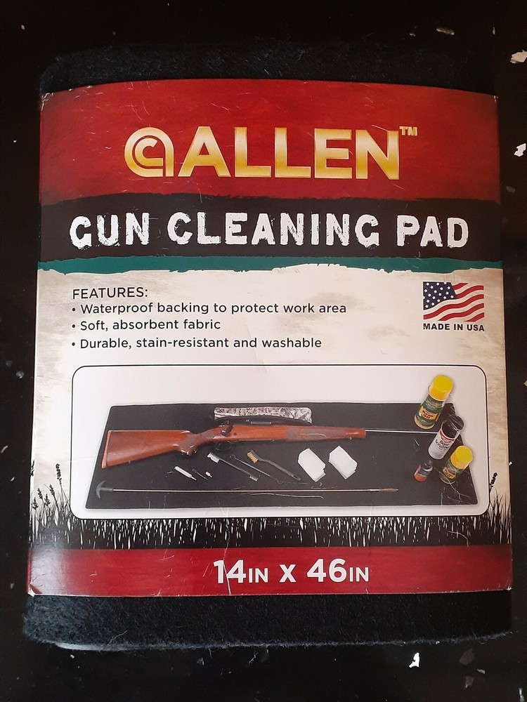Allen gun waterproof cleaning pad protects work area stain resistant washable