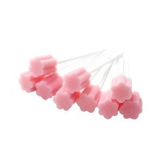 100pcs Disposable Cleaning Cleaner Swab Oral Care Sponge Swab Tooth Cleaning Mou