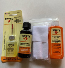 Hoppe’s Oil Combo # 9 Precision Bundled 2-1/4 oz Refill 2oz # 9 Cleaning Solvent