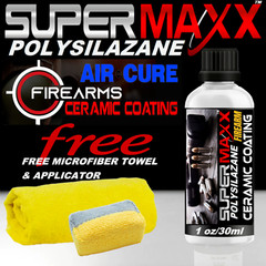 GUN CLEANER SUPERMAXX GUN PROTECTION AIR CURE CERAMIC FIREARM CLEAR COATING