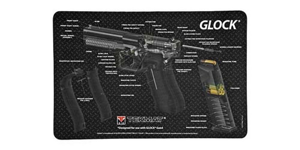 TekMat For Glock Mat 11″x17″ Small Microfiber TekTowel Tube – R17-GLOCK-CA