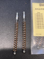 10 pc. Brownell’s 084-401-025 Bronze Pistol/Rifle Bore Brushes for .243 / .25