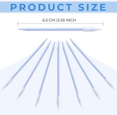 200 Foam Cleaning Swabs – Versatile 2.56” Sticks for Printers, Cameras & More