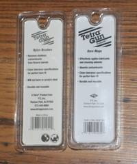 Set of 2 Tetra Gun Cleaning Tips – .40/.41 Caliber Bore Mop & Nylon Brush – New