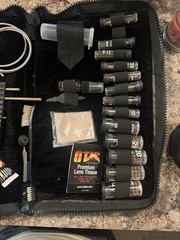 Otis Gun Cleaning Kit w/ Black Case, Bore Brush & Cloth .12 .20 .28 .35 .50