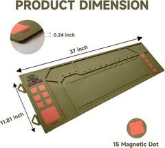 Gun Cleaning Mat W/ Magnetic Tool Stand,Cleaning Mat Pistol Maintenance,Durable
