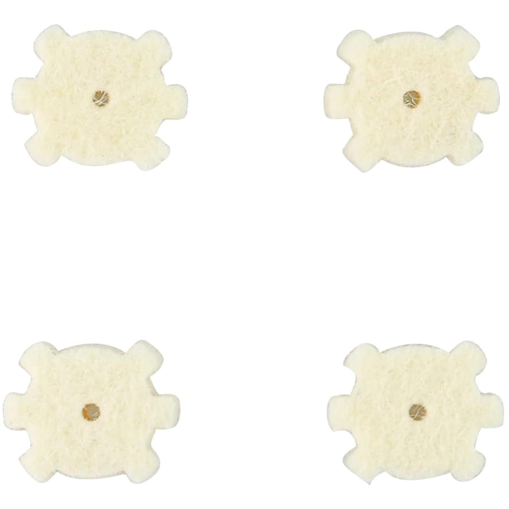 High Density Wool Felt Star Chamber Cleaning Pads – 110 Pack