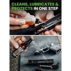 Universal Gun Cleaning Kit 43pcs Stainless Steel Rods CLP Oil Brushes Patches US