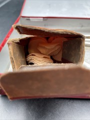 Wards WesternField Tin Case, Shotgun Bore Cleaning Rods, Oil & Cloths VTG
