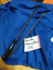 BERETTA CLEANING ROD 2 PC NOS POLYMER / RESIN BRASS TIP 23″ TL SPIN HANDLE