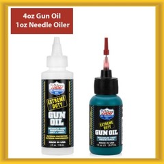 Lucas Oil Extreme Duty Refill 4-Oz Gun Oil and 1-Oz Needle Oiler