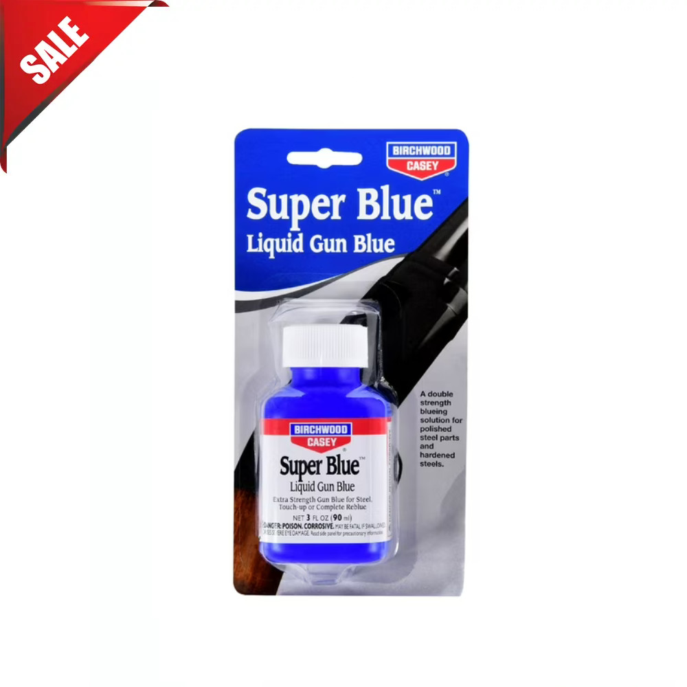 Birchwood Casey SUPER BLUE Liquid Gun Blue FOR BLUEING POLISHED HARDENED STEELS