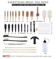 Universal Cleaning Kit for Handgun, , Shotgun, Fits All Calibers .12Ga 20Ga ….