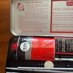 Sears Roebuck & Co. Rifle Cleaning Kit .22 cal. No. 20251 Metal Case and Box