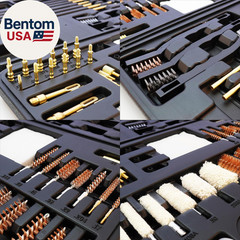Gun Cleaning Kit, Rifle Cleaning Kit Universal for All Caliber, Pistols, Handgun