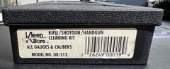 Kleen Bore Gun Cleaning kit Rigle/Shotgun/Handgun Model UK-213 Storage Unit Find