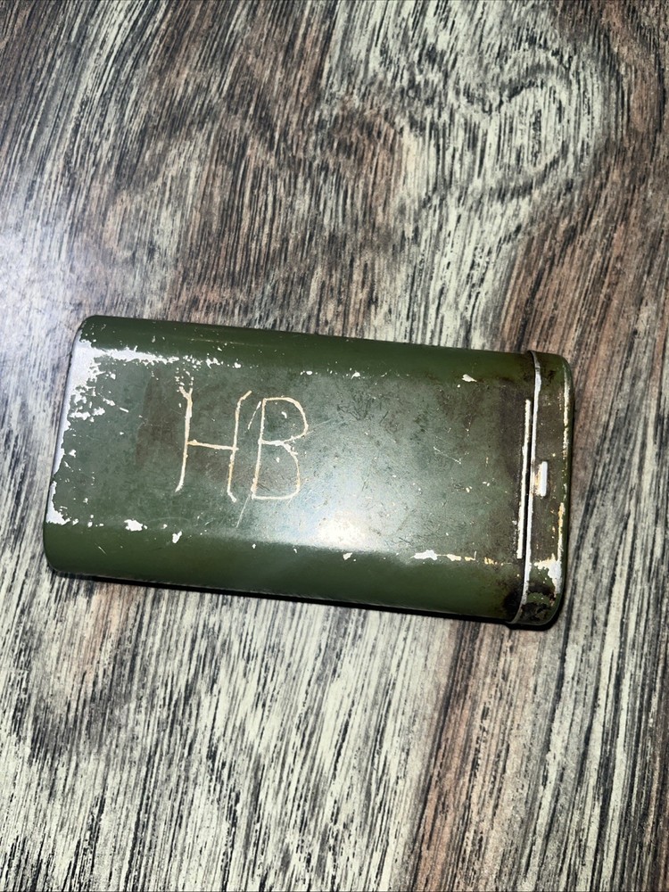 Issued East German RG57 Rifle Cleaning Kit Metal Case Components Shown Initialed