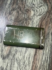 Issued East German RG57 Rifle Cleaning Kit Metal Case Components Shown Initialed