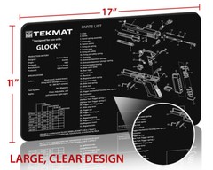 TekMat Gun Cleaning Mats- FREE TekTowel Microfiber Gun Towel Included 11″ x 17″