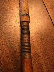 B.G.I. Co wood and brass gun cleaning rod