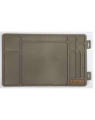 Grey Anti-slip Gun Maintenance Mat, Rubberized Repair Cleaning Pad 15.9″ x 9.8″