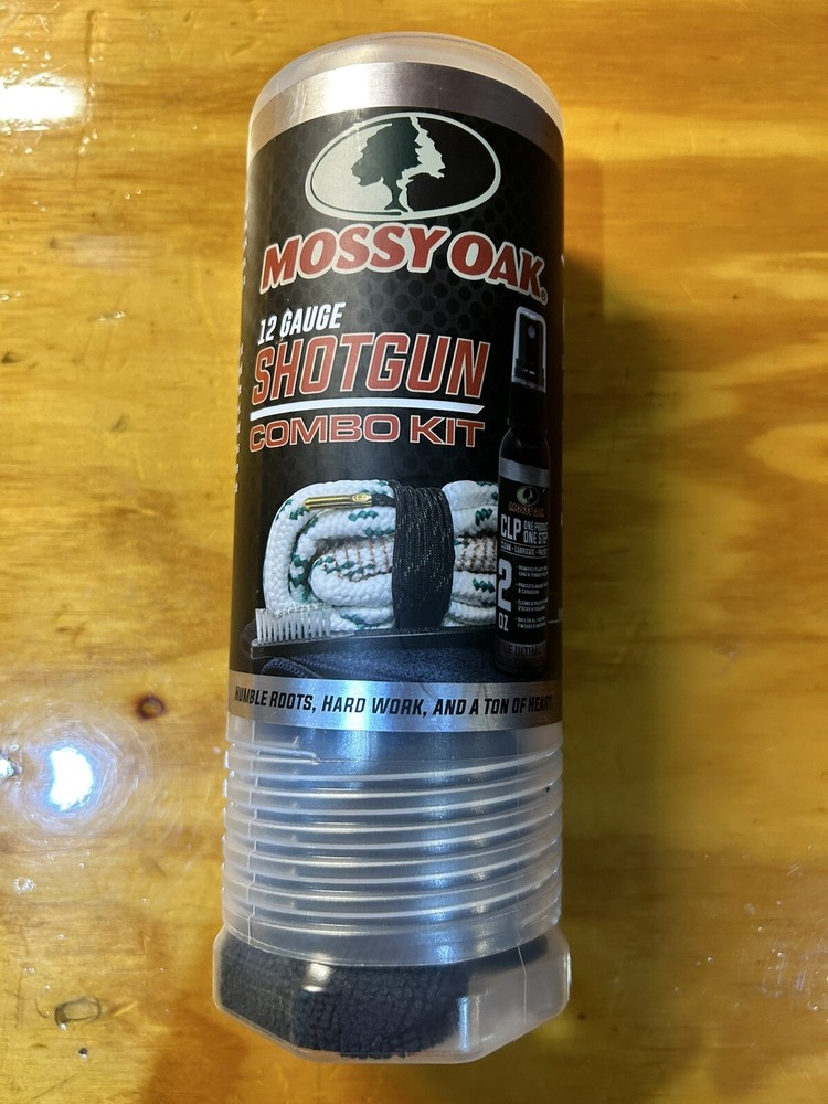 Mossy Oak 12 Gauge Shotgun Combo cleaning kit made in USA