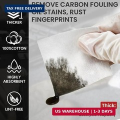 3” Gun Cleaning Patches More Cotton Contain, Highly Absorbent Gun Patches for .