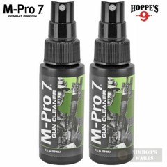 M-Pro 7 GUN CLEANER TWO 2 oz Spray Bottles Carbon Lead Copper 070-1015 FAST SHIP