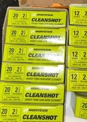 Huntego 20 Gauge CleanShot Shoot-Thru Gun Bore Cleaner ~ NEW ~ 4 Pack Of Shells