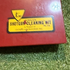 Vintage OUTERS No. 478 Gunslick Shotgun Gun Cleaning Kit *Solvent Empty No Patch
