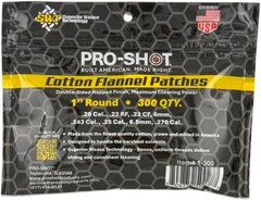 Pro-Shot Premium Gun Cleaning Patches – 100% Cotton Flannel, Superior Weave Tech