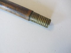 Vintage Shot / Rifle 14” Cleaning Rod Wood Brass