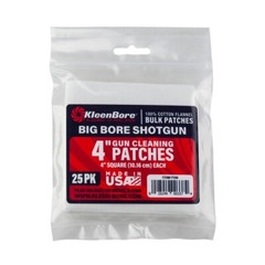 Kleen-Bore Large Bore Gun Cleaning Patch Cotton Flannel Material 25/Pack – P206