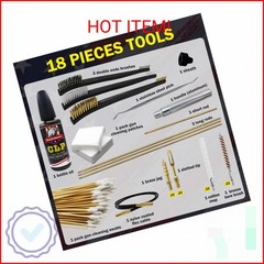 Gun Cleaning Kit for .22 .223Cal 5.56mm .22LR Rifle Pistol Cleaning Kit with 30m