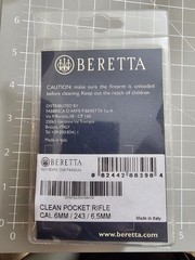 Beretta Pocket Rifle Cleaning Kit 6mm/243/6.5mm, New