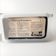 Vintage 1978 OTTERS Gun Cleaning Kit 12 Gauge Shotgun w/ Original Black Box Case